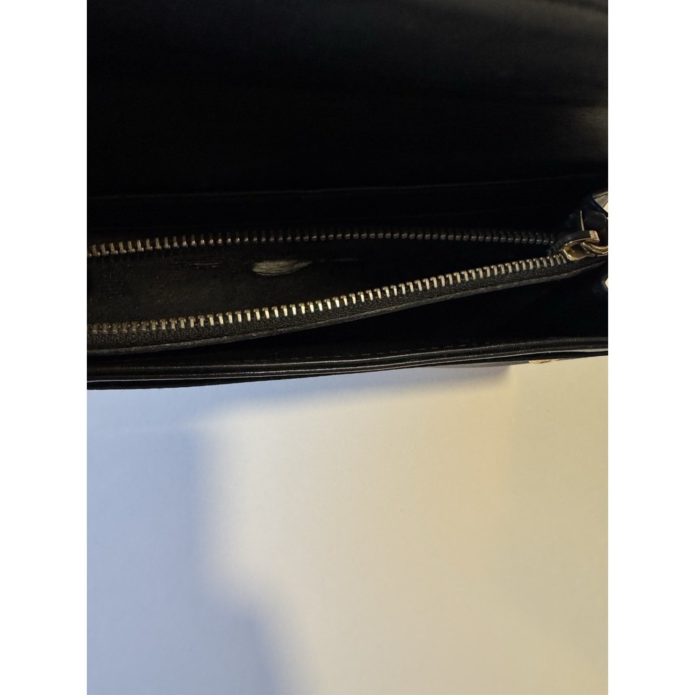 Prada Saffiano Long Black Wallet with Box and Authentication Card - Picture 15 of 16